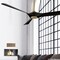 Modern Forms Torque 3-Blade Smart Ceiling Fan 58in Satin Brass/Black with Remote Control, 3 Blades, 120 V FR-W2204-58 - alternate 3